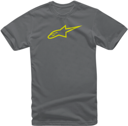 Ageless Tee Charcoal/Hi Vis Yellow Xl