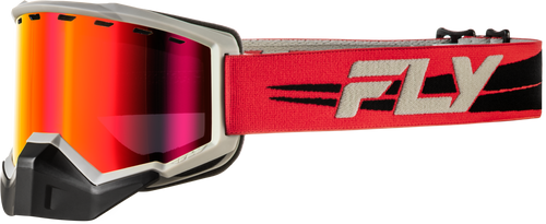 Focus Snow Goggle Red/Blk W/Red Mirror/Rose Lens Focus Snow Goggle Red/Blk W/Red Mirror/Rose Lens
