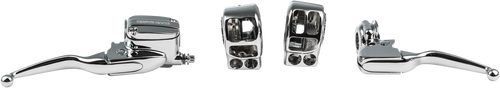 Handlebar Control Kit Chr Cable Clutch `21 23 Flh Handlebar Control Kit Chr Cable Clutch `21 23 Flh
