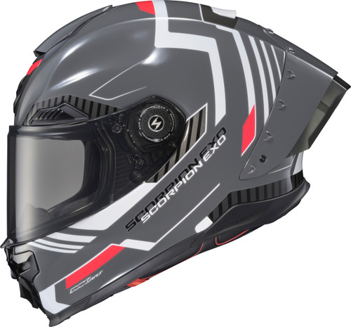 Apex Exo Warp Full Face Helmet Atarax Grey/White Xl