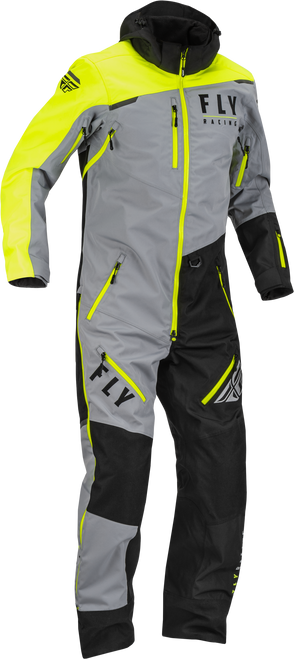 Cobalt Shell Monosuit Black/Grey/Hi Vis Lg Cobalt Shell Monosuit Black/Grey/Hi Vis Lg