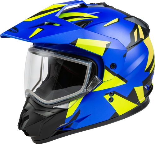 Gm 11s Ripcord Adventure Snow Helmet Matte Blue/Hi Vis Xl