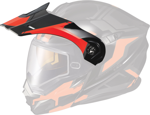 Exo At950 Helmet Peak Visor Ellwood Red Exo At950 Helmet Peak Visor Ellwood Red