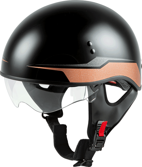 Hh 65 Half Helmet Source Naked Black/Copper 2x