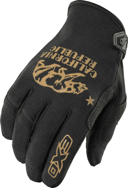 Moto Flex Gloves Golden State Blue/Gold Lg