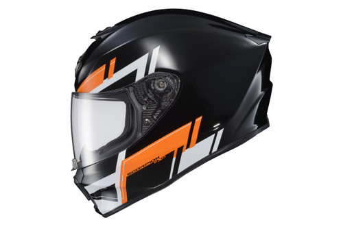 Exo R420 Full Face Helmet Pace Orange Lg Exo R420 Full Face Helmet Pace Orange Lg