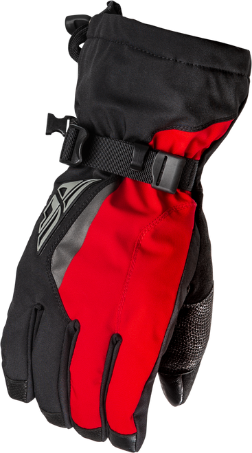 Title Gauntlet Gloves Black/Red 2x