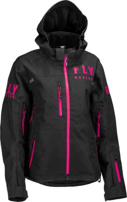 Women's Carbon Jacket Black/Pink Sm