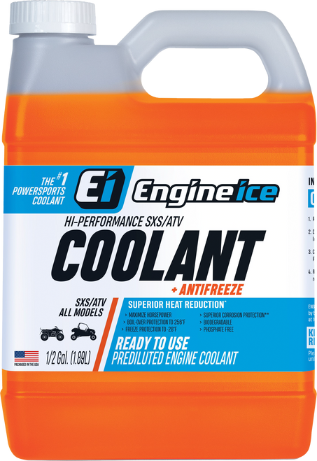 Hi Performance Sxs/Atv Coolant + Antifreeze 1/2 Gal