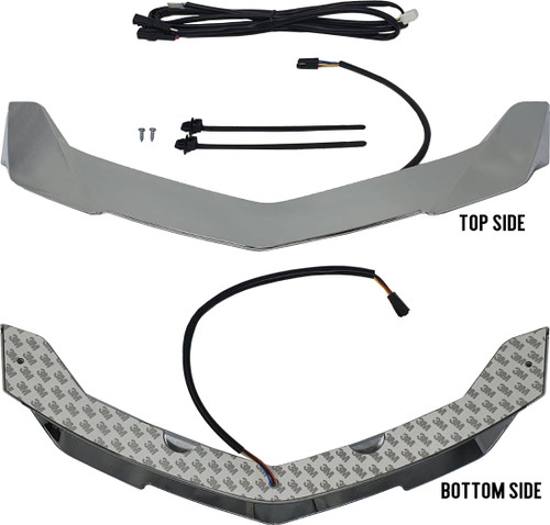 Rear Spoiler With Led Lights Dynamic Sequential Chrome Hon