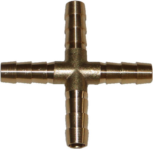 Brass Cross 1/4"