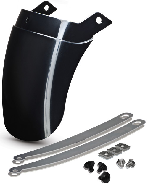 Tapered Front Fender Extension Black Tapered Front Fender Extension Black