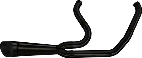 Comp S 2 1 M8 Softail Black W/Turnout Black Endcap Comp S 2 1 M8 Softail Black W/Turnout Black Endcap