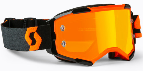Fury Goggle Orange/Black Orange Chrome Works Fury Goggle Orange/Black Orange Chrome Works