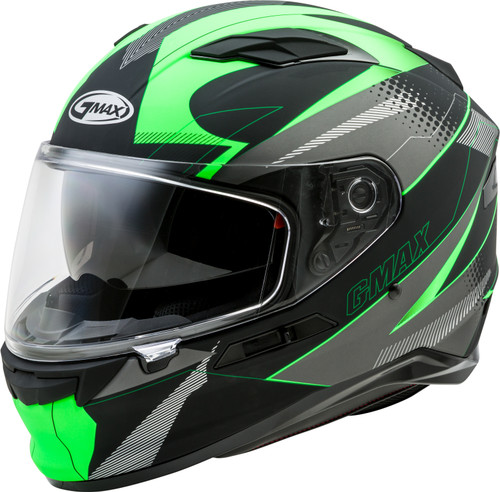 Ff 98 Full Face Apex Helmet Matte Black/Neon Green Xl