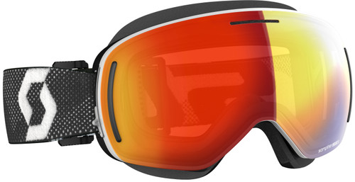 Lcg Evo Snowcross Goggle Wht/Blk Enhancer Red Chrome