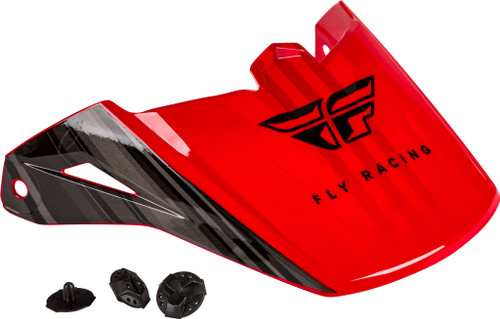 Kinetic Cold Weather Visor Red/Black/White Kinetic Cold Weather Visor Red/Black/White