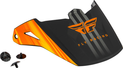 Kinetic Cold Weather Visor Matte Orange/Black/White Kinetic Cold Weather Visor Matte Orange/Black/White