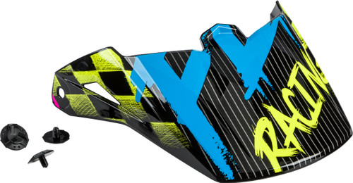 Youth Kinetic Sketch Visor Blue/Hi Vis/Black/Pink Youth Kinetic Sketch Visor Blue/Hi Vis/Black/Pink