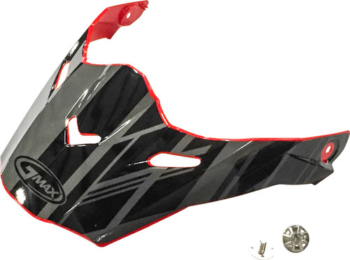 Visor W/Screws Epic Red/Black/Silver At 21s/Y Visor W/Screws Epic Red/Black/Silver At 21s/Y