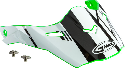 Visor W/Screws Epic Green/White/Black At 21s Visor W/Screws Epic Green/White/Black At 21s