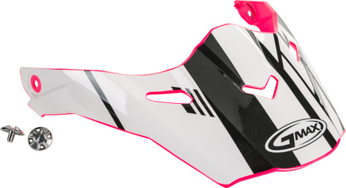 Visor W/Screws Epic Pink/White/Black At 21s/Y Visor W/Screws Epic Pink/White/Black At 21s/Y