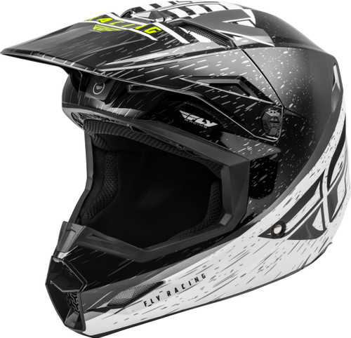 Kinetic K120 Helmet Black/White/Hi Vis Sm Kinetic K120 Helmet Black/White/Hi Vis Sm