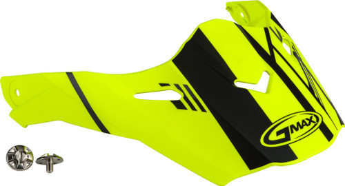 Visor W/Screws Epic Matte Hi Vis/Black At 21s Visor W/Screws Epic Matte Hi Vis/Black At 21s