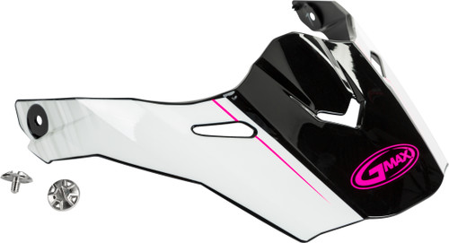 Visor W/Screws Raley Black/White/Pink At 21 Visor W/Screws Raley Black/White/Pink At 21