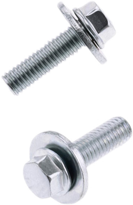 8mm Hex Head Flange Bolt 6x1.0x20mm W/20mm Washer 10/Pk 8mm Hex Head Flange Bolt 6x1.0x20mm W/20mm Washer 10/Pk