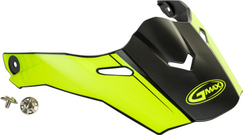 Visor W/Screws Raley Matte Black/Hi Vis At 21 Visor W/Screws Raley Matte Black/Hi Vis At 21
