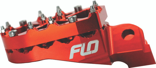 Pro Series Foot Peg Risers Orange 13mm Pro Series Foot Peg Risers Orange 13mm