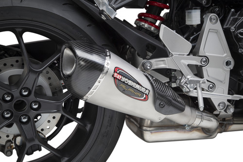 Exhaust Street Alpha T Slip On Ss Ss Cf Exhaust Street Alpha T Slip On Ss Ss Cf