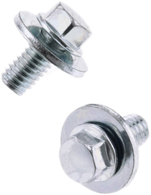 8mm Hex Head Flange Bolt 6x1.0x12mm W/16mm Washer 10/Pk 8mm Hex Head Flange Bolt 6x1.0x12mm W/16mm Washer 10/Pk