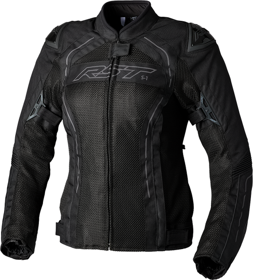 Ladies S1 Mesh Ce Jacket Black/Black Textile Lg
