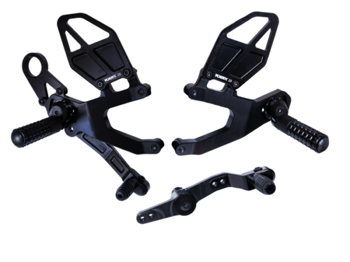 Vortex Racing 15-19 BMW S1000RR,S1000RR HP4 Wheels Rear Set- Black