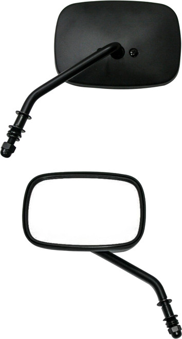 Mirror OEM Style Short Stem Matte Black Left Mirror OEM Style Short Stem Matte Black Left