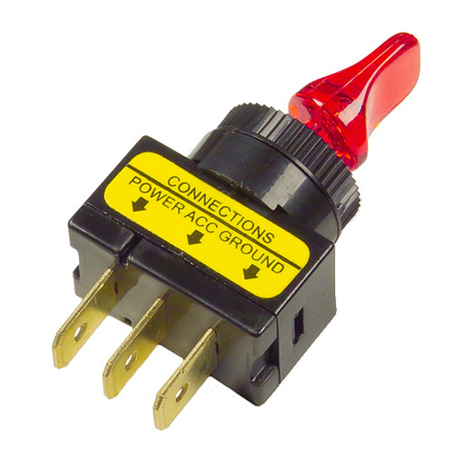 Toggle Switch Red 20 Amp Toggle Switch Red 20 Amp