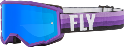 Youth Zone Goggle Purple/Black W/ Sky Blue Mirror/Smoke Lens Youth Zone Goggle Purple/Black W/ Sky Blue Mirror/Smoke Lens