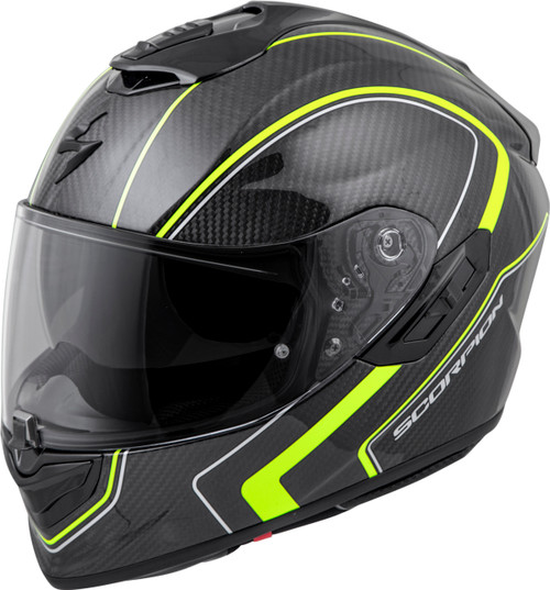 Exo St1400 Carbon Full Face Helmet Antrim Hi Vis Xl