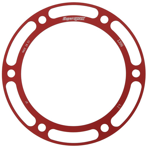 Rear Edge Sprkt Color Disk Alu 42t 530 Red Hon RACD-1306-42-RED