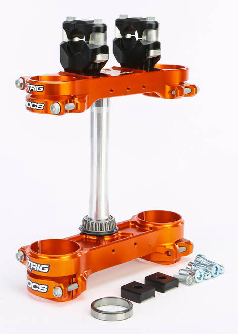 Rocstech Clamp Set Orange Ktm 22mm Rocstech Clamp Set Orange Ktm 22mm