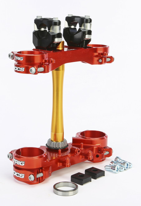 Xtrig Rocs Tech Clamps Red Hon 22mm Xtrig Rocs Tech Clamps Red Hon 22mm
