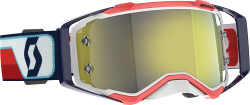 Prospect Goggle Red/White Yellow Chrome Works Prospect Goggle Red/White Yellow Chrome Works