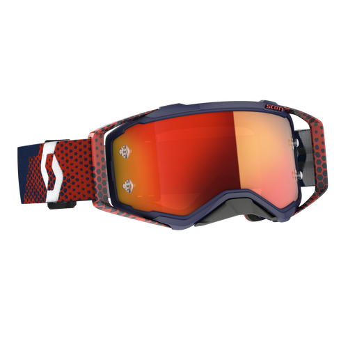 Prospect Goggle Red/Blue Orange Chrome Works Lens Prospect Goggle Red/Blue Orange Chrome Works Lens