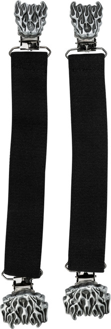 Ryder Straps Flames Side To Side Clip Type/Pr