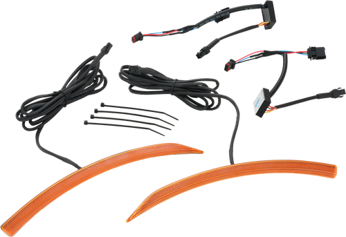 Slayer Front Fender Led Light Amber Lens Can Slayer Front Fender Led Light Amber Lens Can