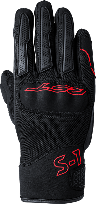 S1 Mesh Ce Glove Black/Red  Md