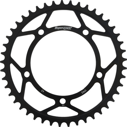 Rear Sprocket Steel 45t 520 Blk Hay/Suz/Tri Rear Sprocket Steel 45t 520 Blk Hay/Suz/Tri