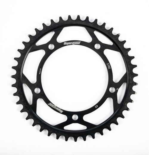 Rear Sprocket Steel 43t 525 Blk Suz/Tri